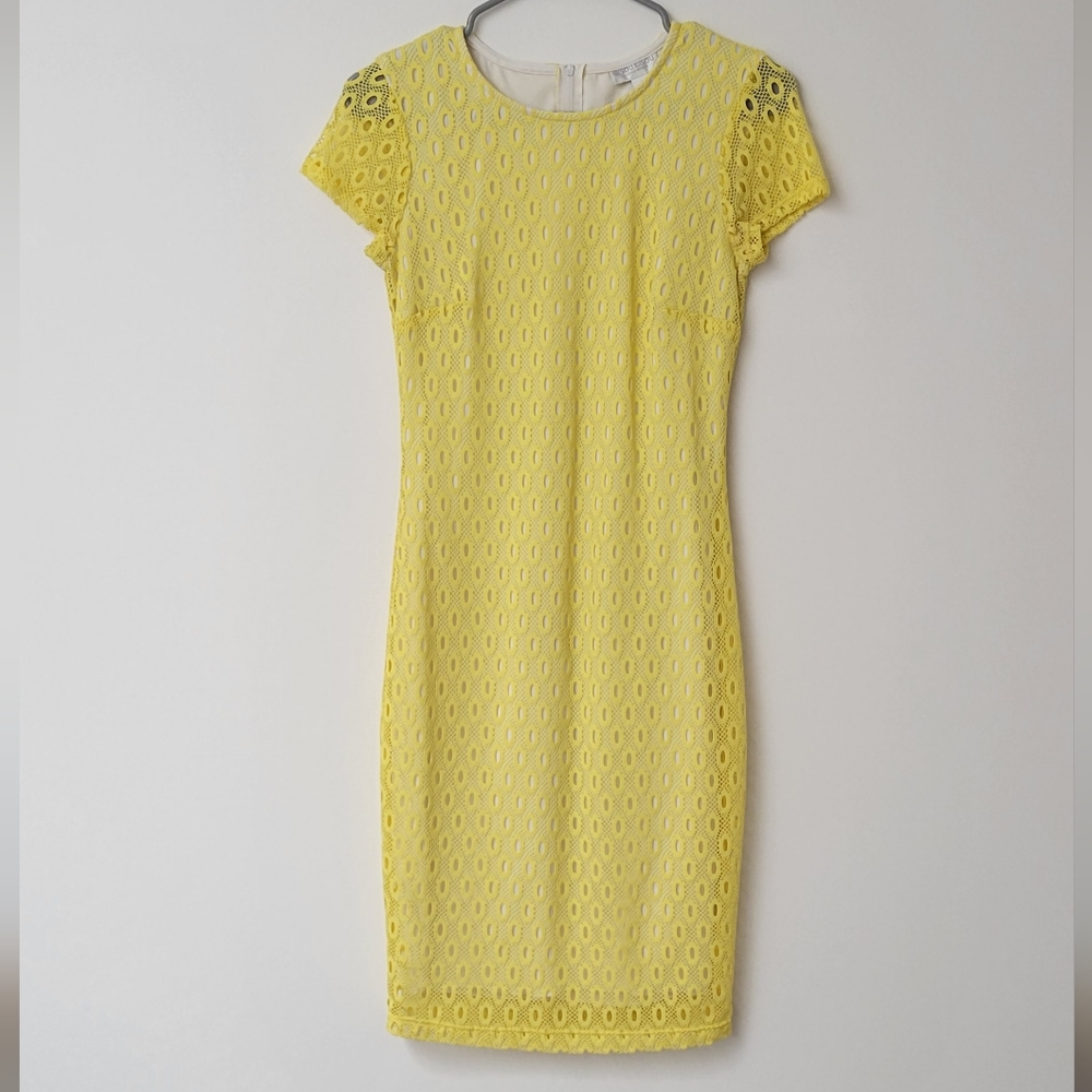 Bisou Bisou Yellow Pencil Dress